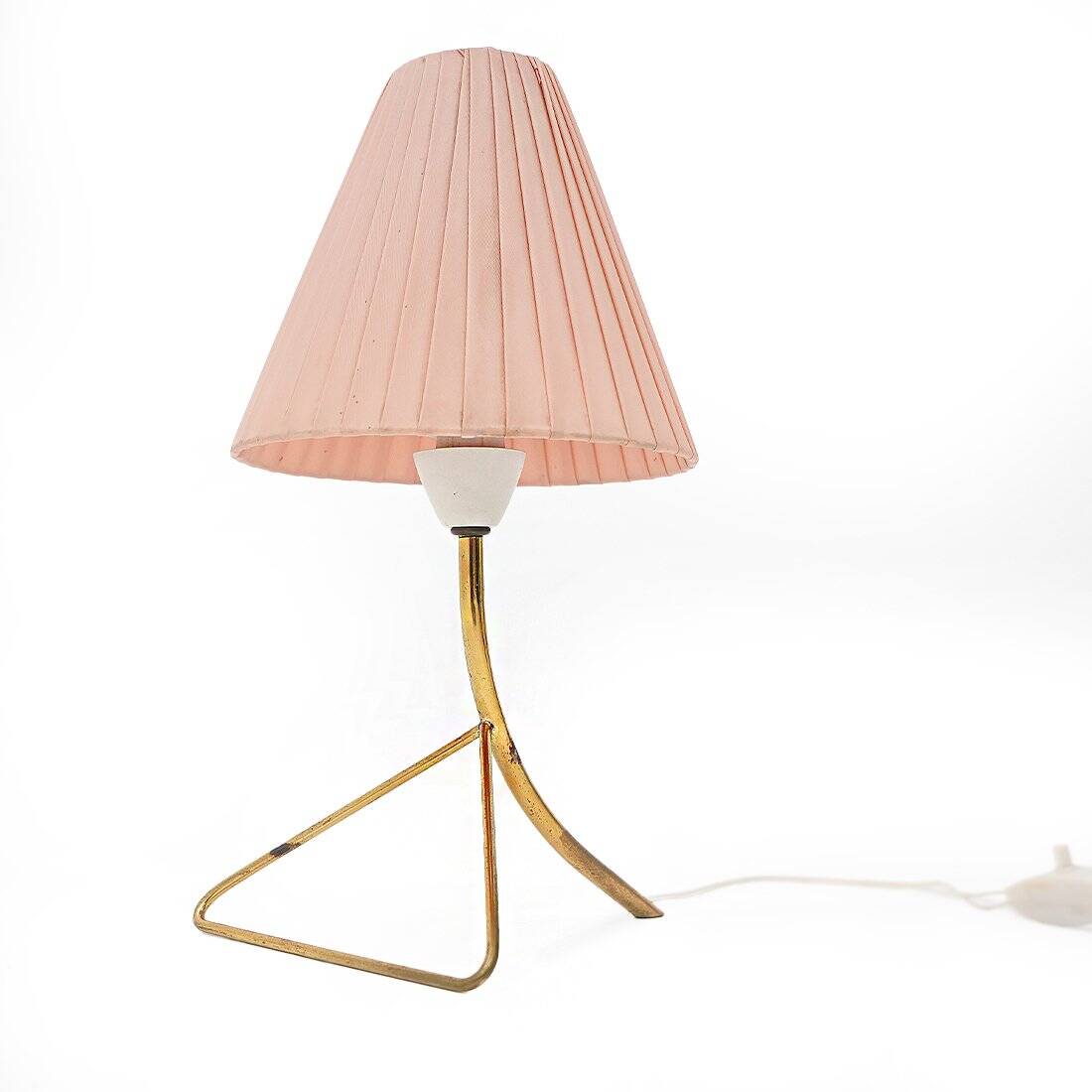 Brass table lamp, 1950s