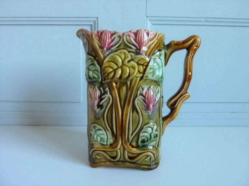 Pitcher dabbling art nouveau