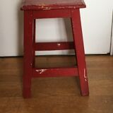 Painter red/bordeaux stool