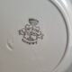 Lot n°1 de 4 assiettes plates BRE PMPS  de Longwy