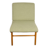 Set of 3 Danish armchairs, laminated beech and mahogany, model AX, Peter Hvidt.