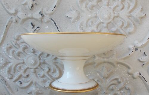 Porcelain compotier of Limoges golden border