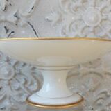 Porcelain compotier of Limoges golden border
