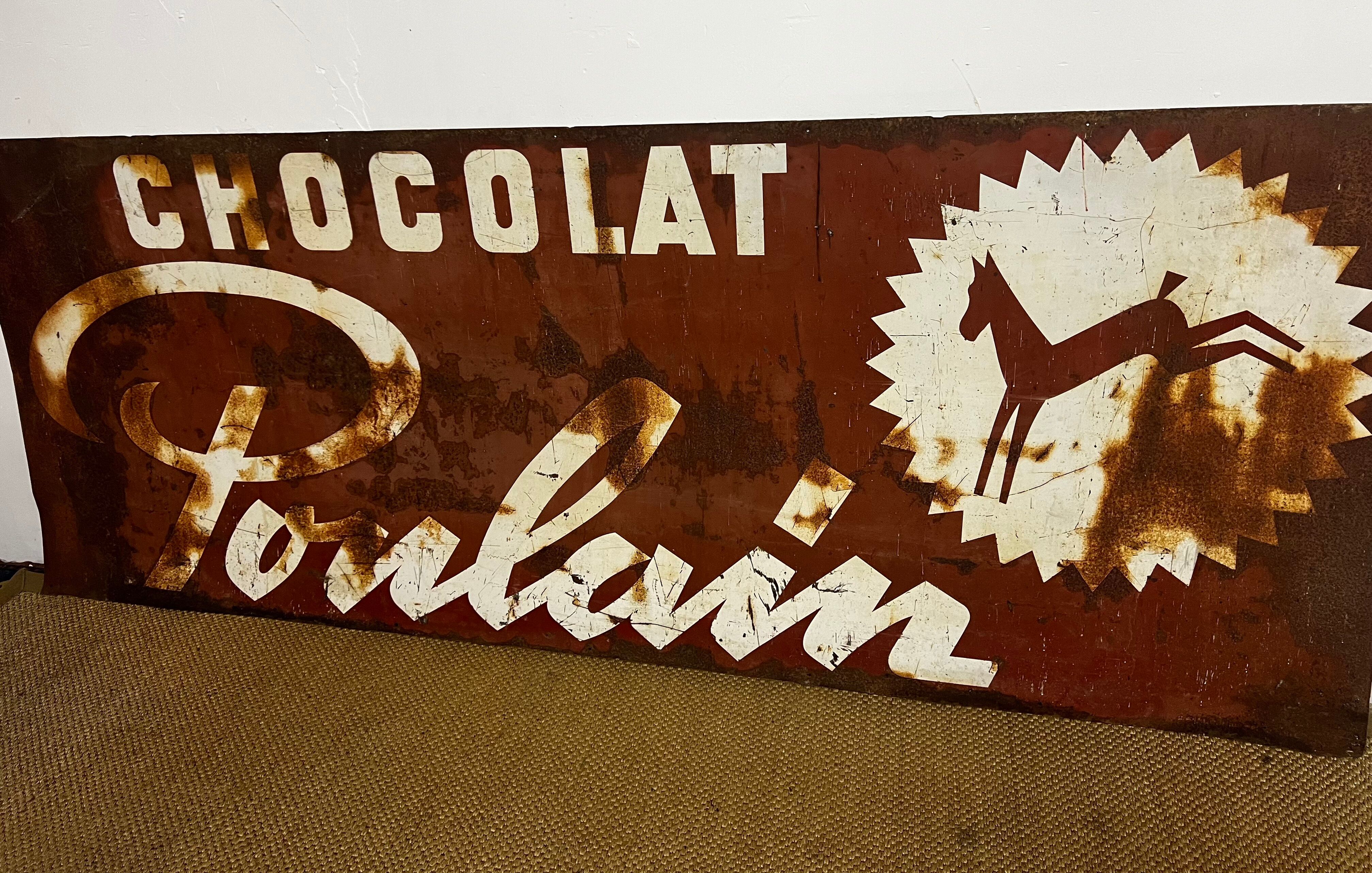Vintage Foal chocolate billboard