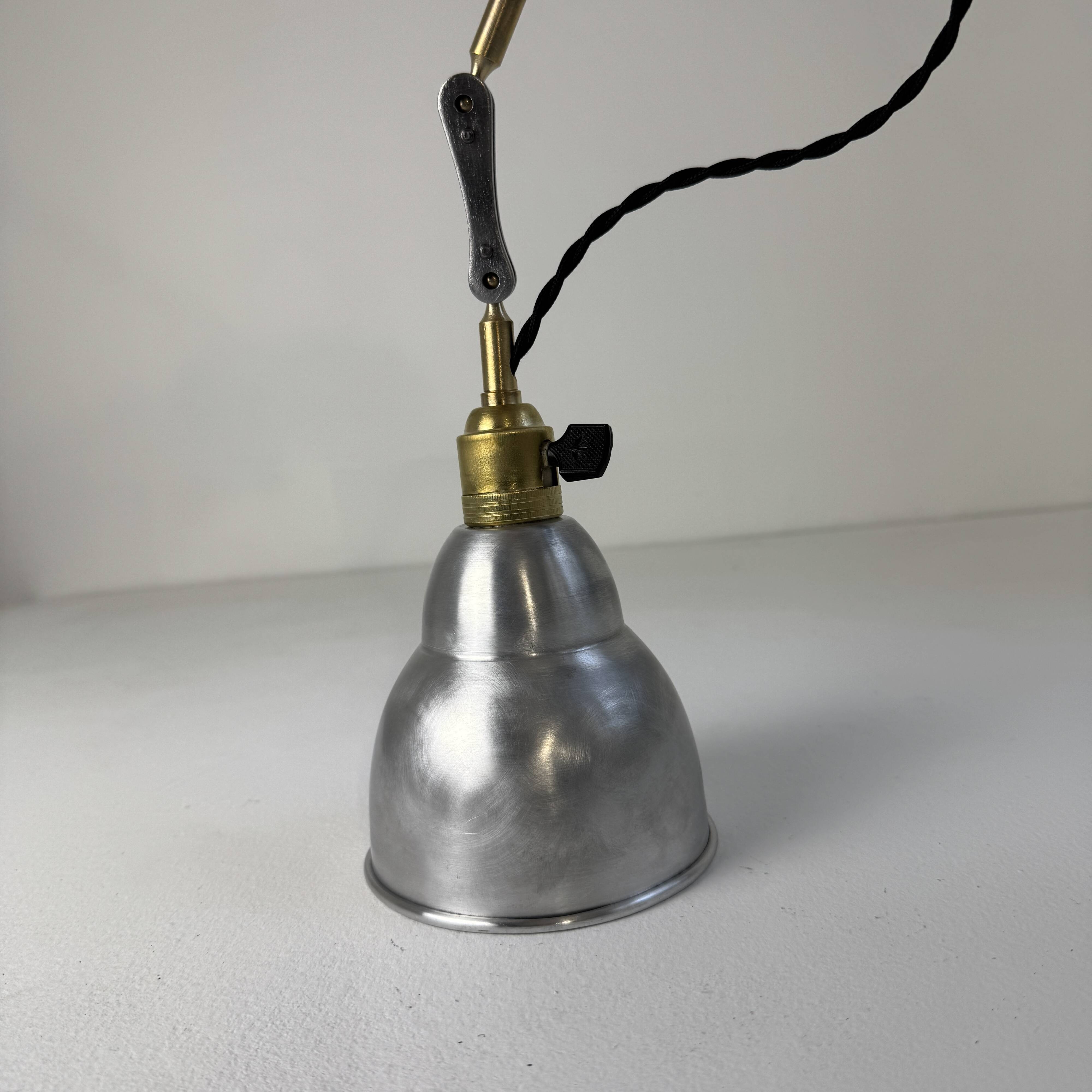 Pair of old workshop wall lights "Beunza"