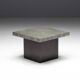 Aluminium Etched Coffee Table by Marc D’haenens, Belgium, 1970s