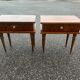 Paire de tables de chevets 1950