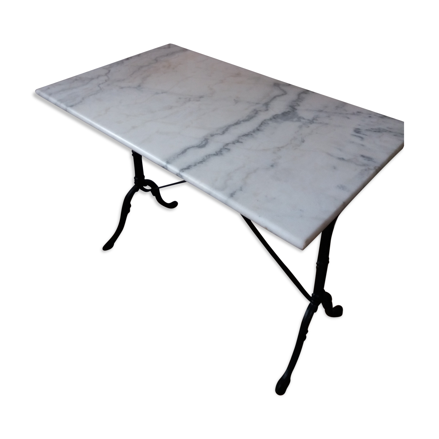 Table bistrot en marbre