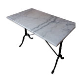 Table bistrot en marbre
