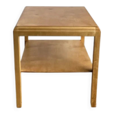 Swedish modern birch side table, late 20th century