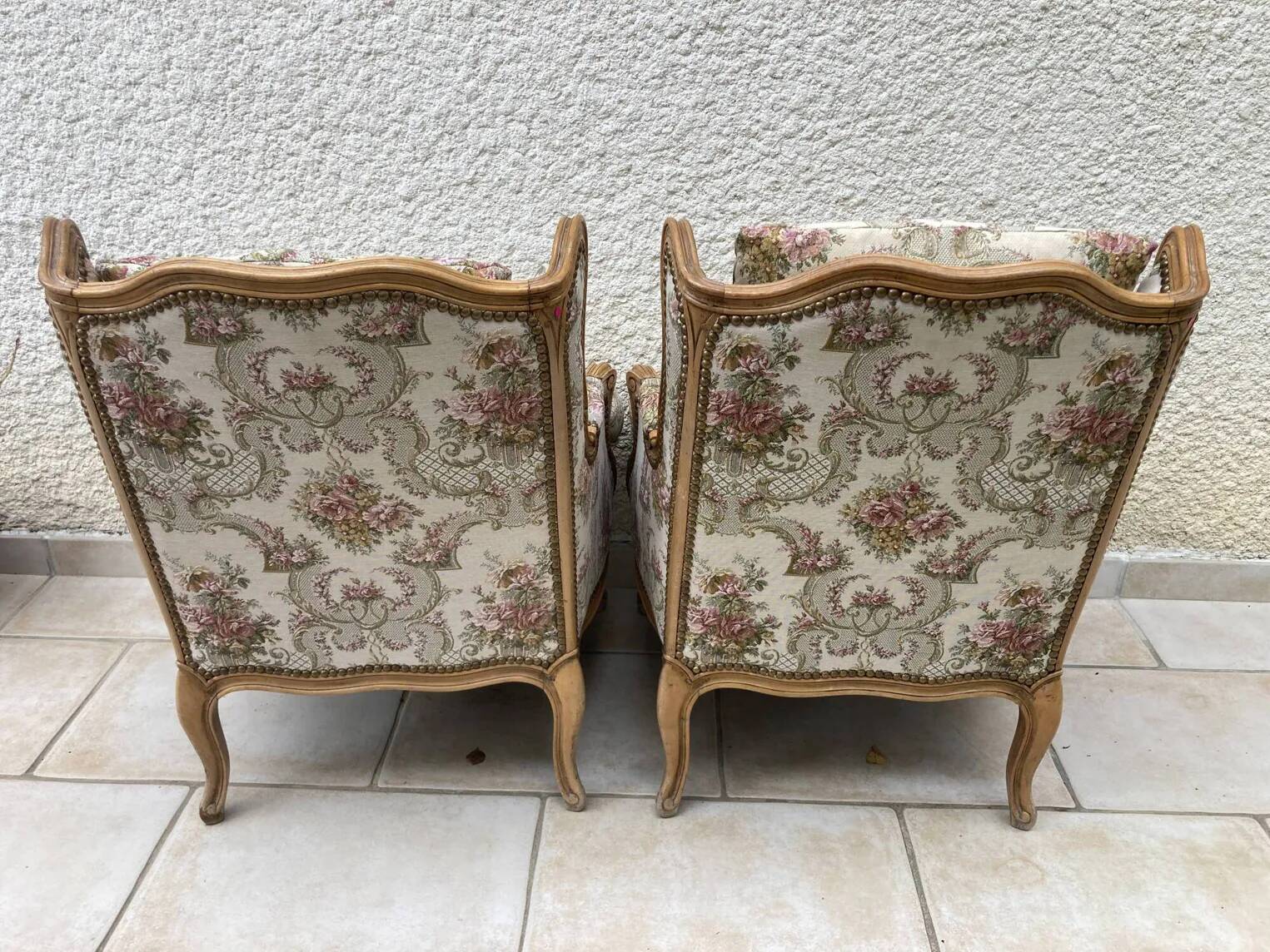 Pair of Louis XV armchairs