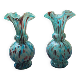 Paire de vases modèle Pervenche  Legras