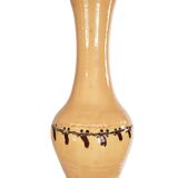 Glazed terracotta vase