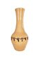 Vase émaillé en terre cuite