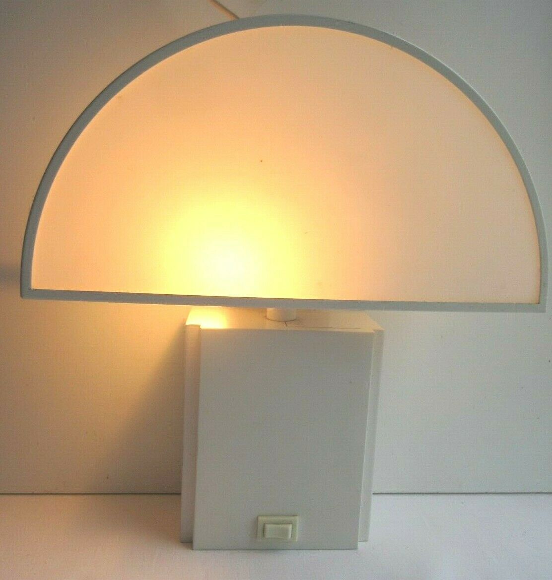 Vintage lamp, Guzzini semi-spherical applique, olympus model, 1970