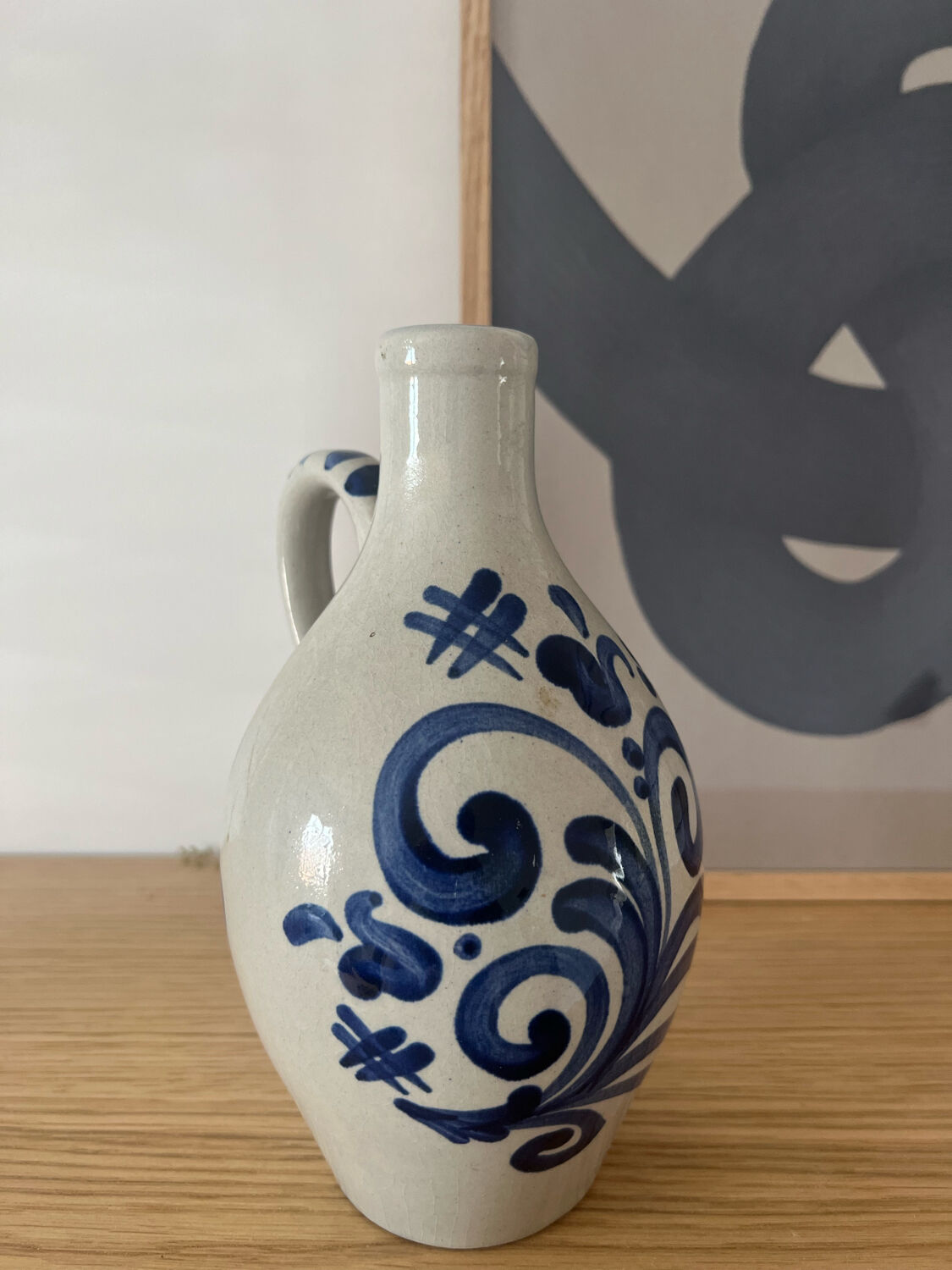 Soliflore or vintage painted vase