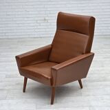 1970s, Danish highback armchair by Vejen Polstermøbelfabrik, original.
