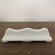 Vintage knife holders of 12, in white wave-shaped porcelain