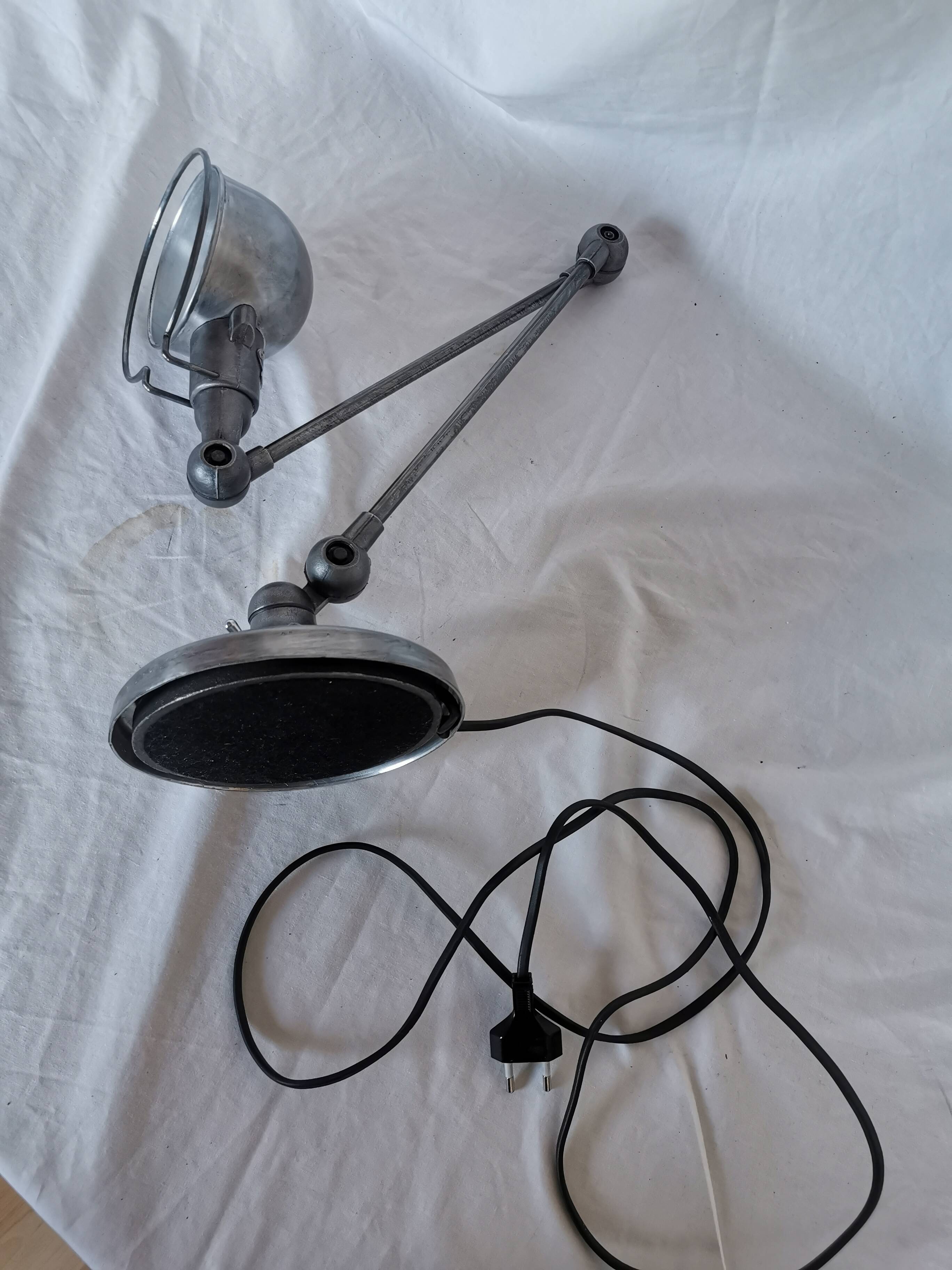 Jieldé SI333 lamp, raw steel, Lyon, France