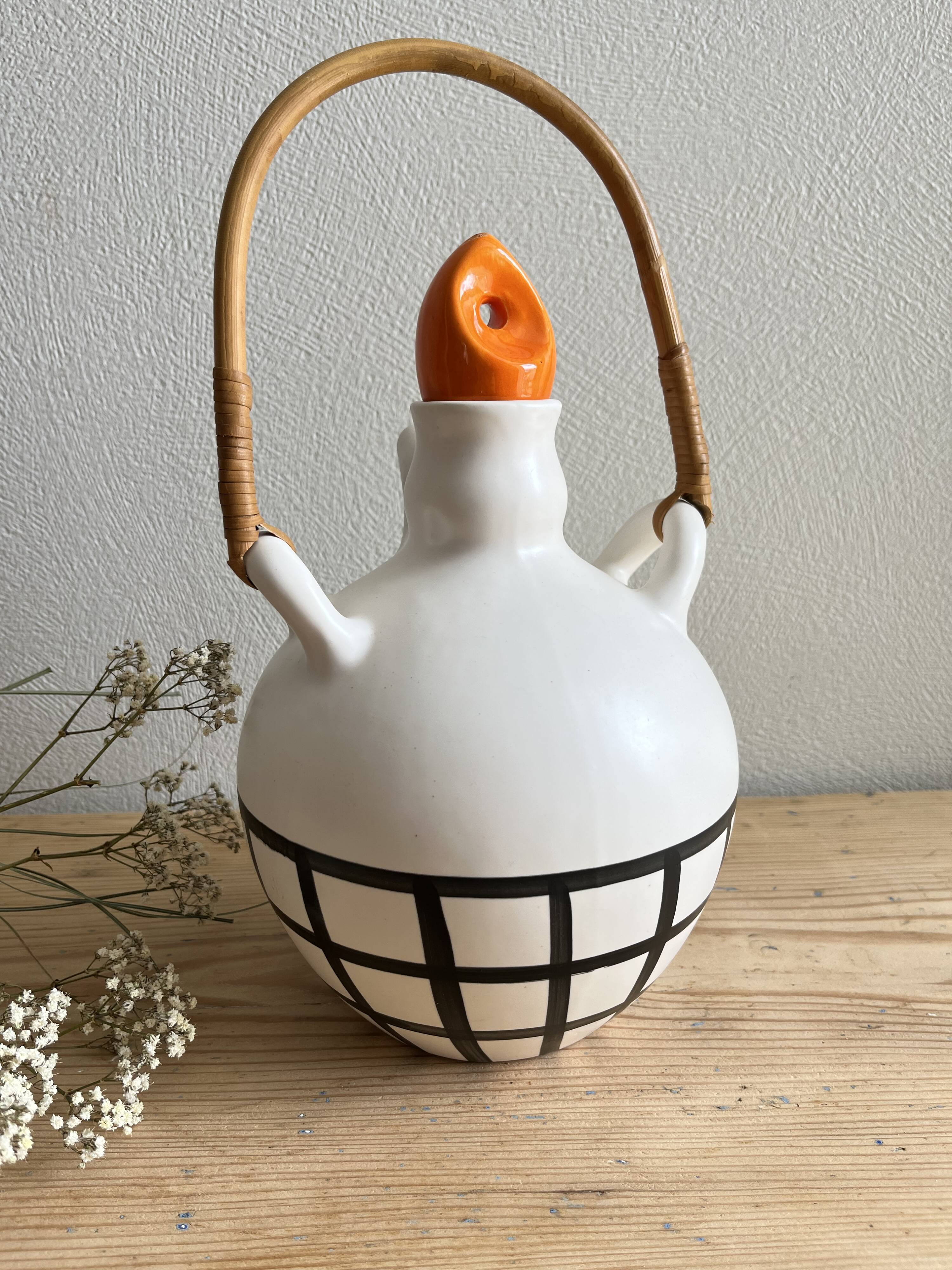 Lili Voltz Vintage Ceramic Rum Bottle