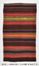4x8 Brown & Blue Turkish Vintage Kilim Rug 139x245Cm SK 2314