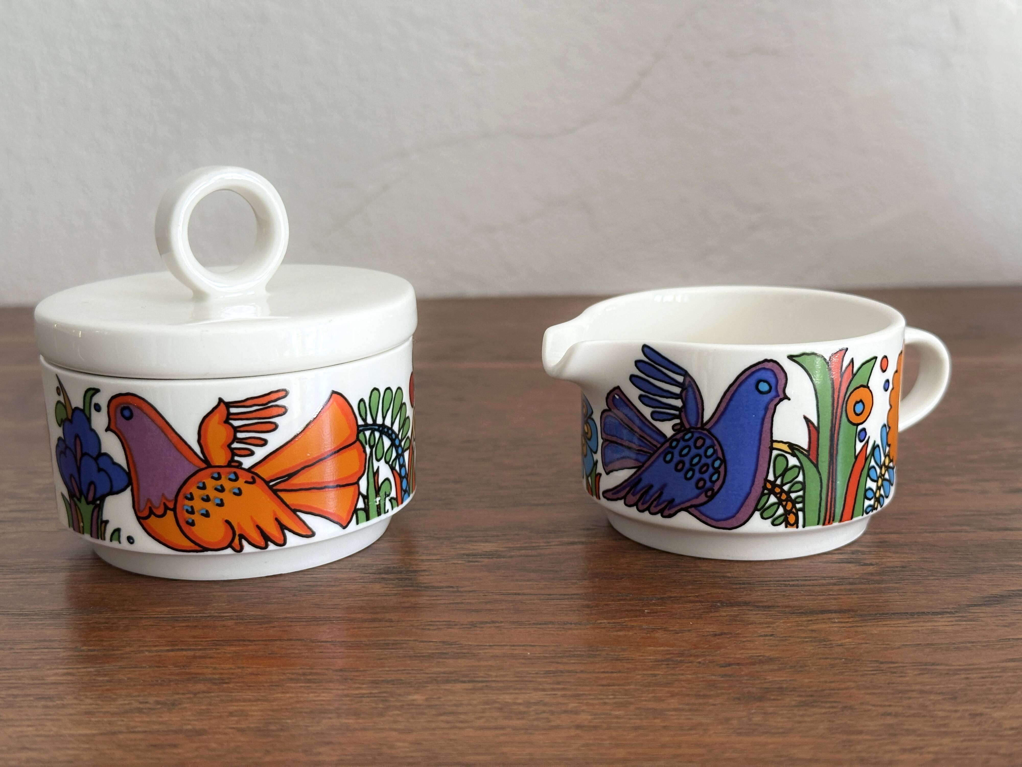 Sucrier et crémier Villeroy & Boch modèle Acapulco - Etat neuf
