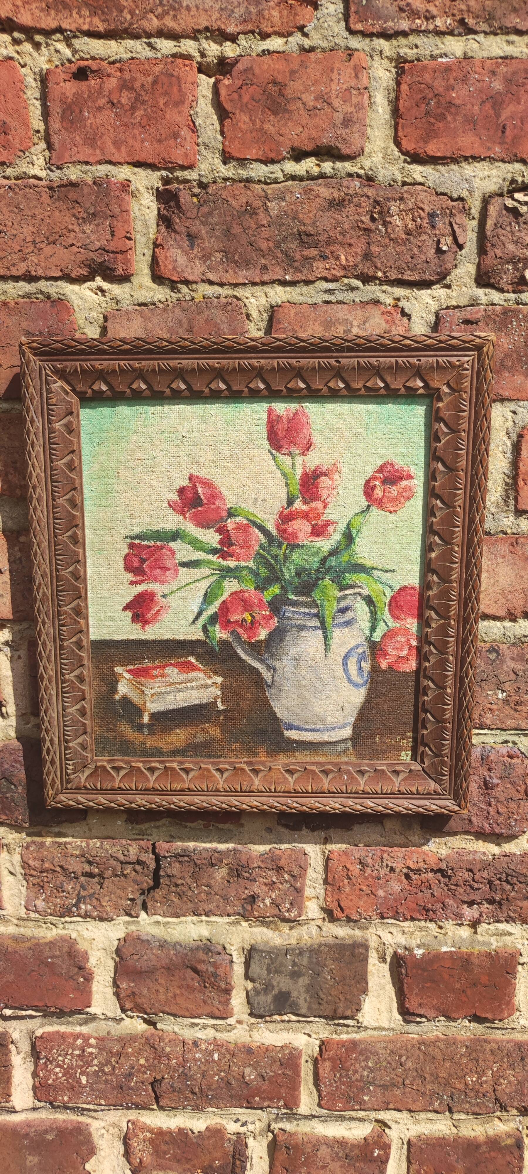 Painting Tulips 1957