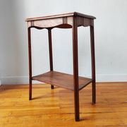 Console en bois massif de style Art Déco, 1930-40