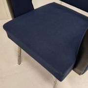Paire de fauteuils "president" de jacques adnet 1950 vintage 50s 1950s
