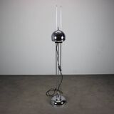 Lampadaire italien réglable en chrome Space Age, années 1960