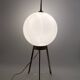 Mid-Century tripod brass table lamp, Lumi Italy 1950s