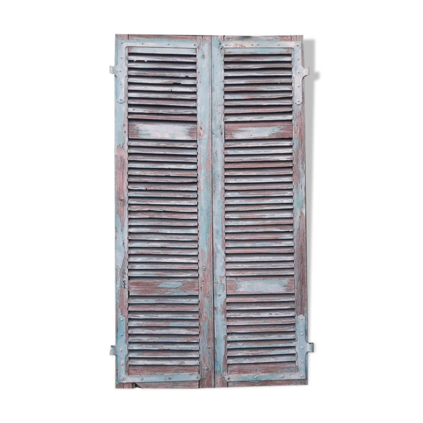 Pair of louvered shutters H220xW120cm