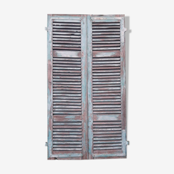 Pair of louvered shutters H220xW120cm
