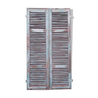 Paire de volets à persiennes H220xL120cm
