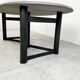 Oval dining table in the manner of Jan Vlug, 1970s