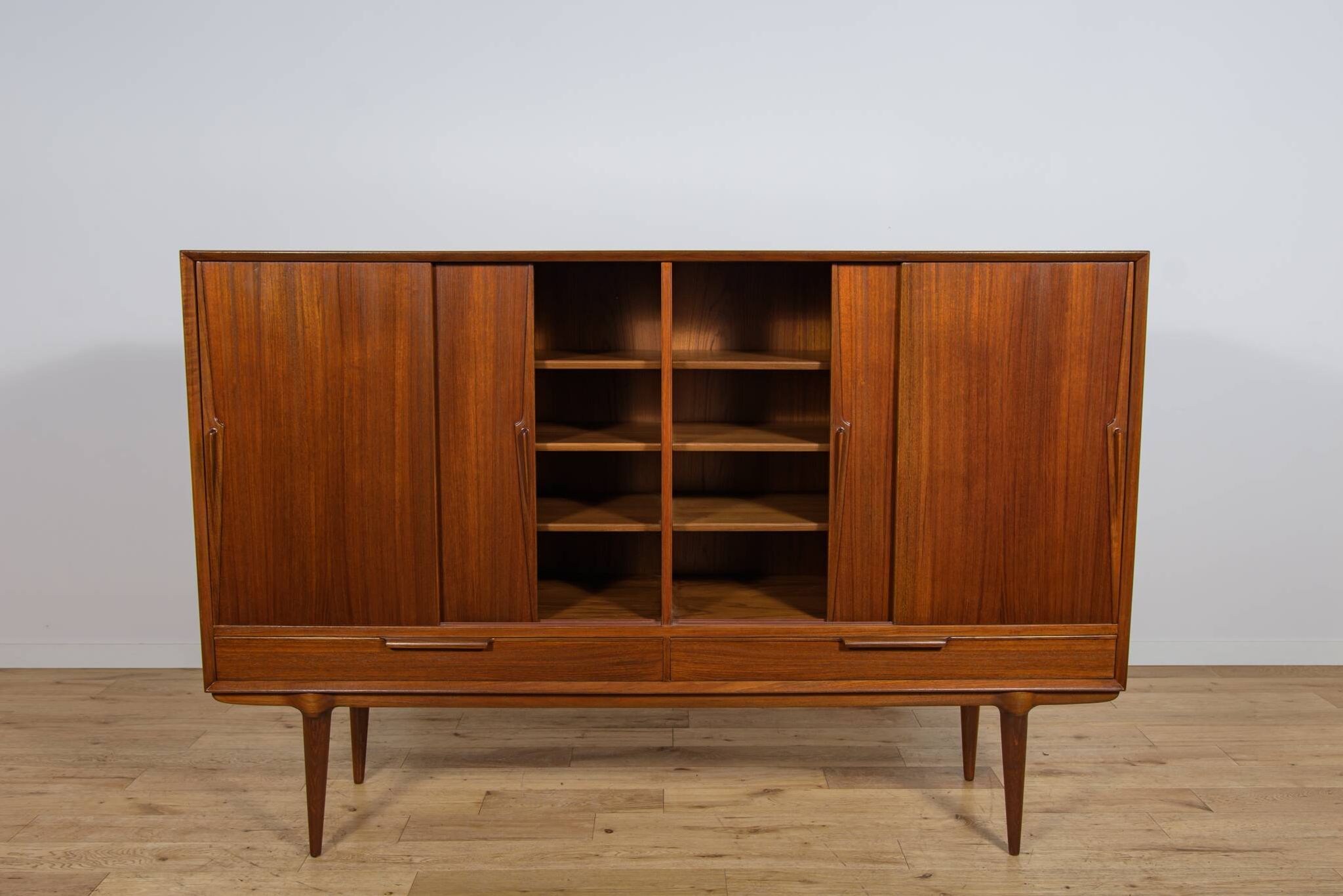 Mid-Century Teak Sideboard Model 13 by G. Omann for Omann Jun, Denmark, 1960s