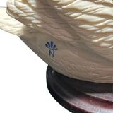 Set of two sculptures representing swans by Guiseppe Armani