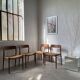 Model 75 straw chairs Niels O. Moller 1950