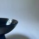 Footed ceramic glazed catchall, French design circa 1970.