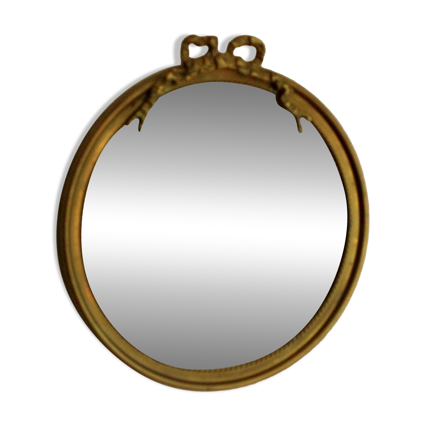 Round wall mirror from the 50s - Vintage