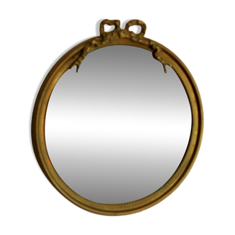 Miroir mural rond des années 50 - Vintage