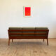 Mid-century modern teak sofa, senator series by Ole Wanscher for Cado