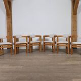 Pigreco Dining Chairs By Afra & Tobia Scarpa With Bentwood Frames, Set Of S