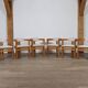 Pigreco Dining Chairs By Afra & Tobia Scarpa With Bentwood Frames, Set Of S