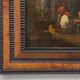 Oil on panel Dutch interior scene Flemish school 19th century