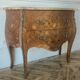 Two-drawer sautéuse in Louis XV style, stamped Skalski.