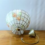 Vintage mother-of-pearl and brass pendant/chandelier