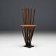 Industrial Wabi Sabi Primitive Chairs, France, 1950s