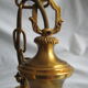 Massive brass chandelier