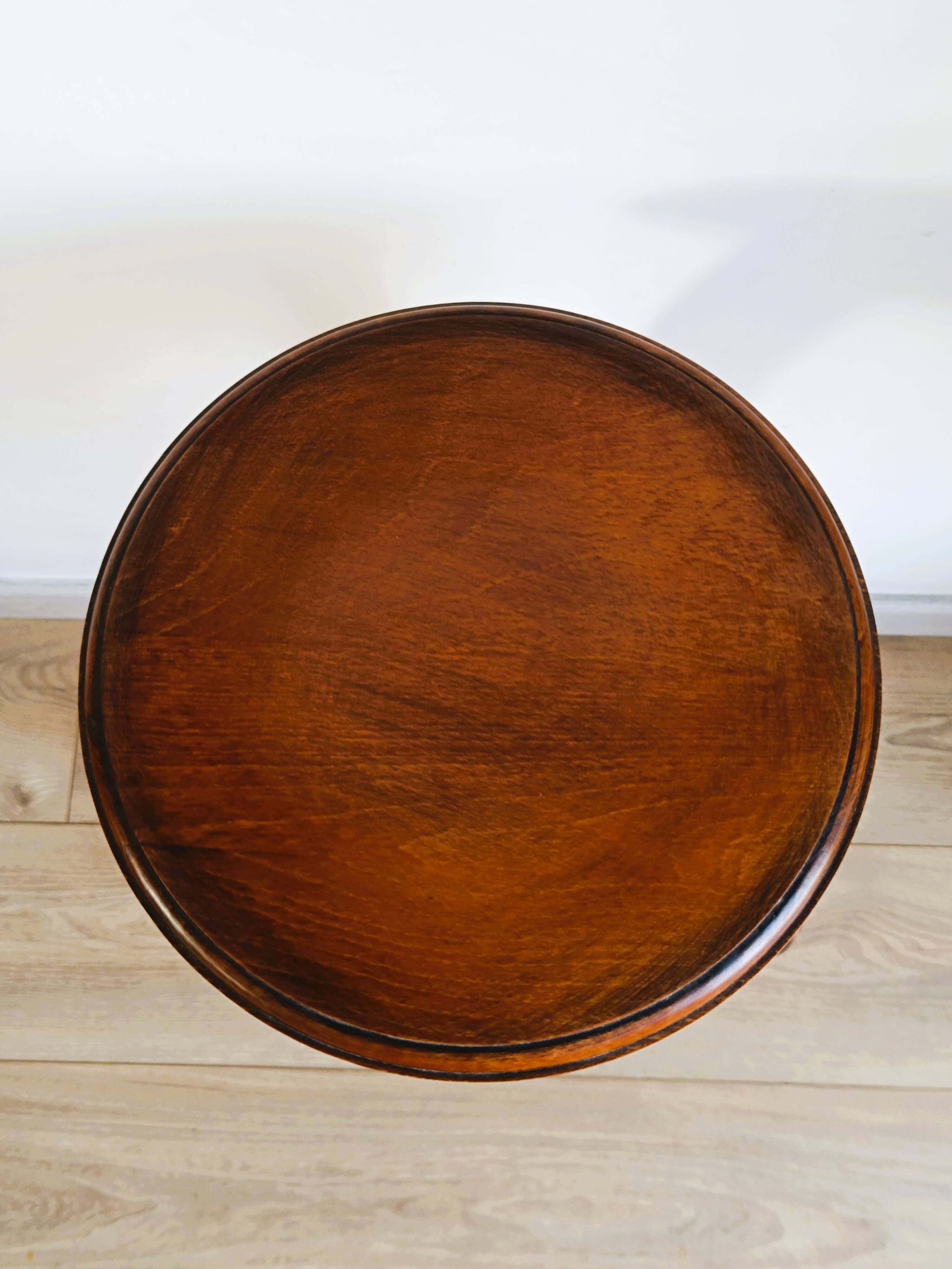 Small solid wood stool